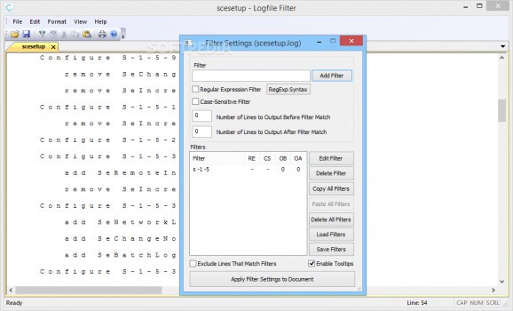 LogFilter screenshot