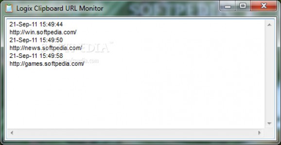 Logix Clipboard URL Monitor screenshot