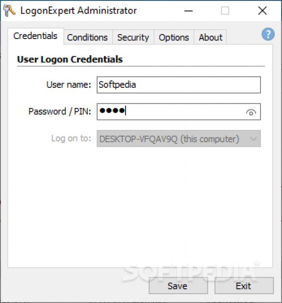 LogonExpert screenshot
