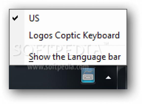 Logos Coptic Keyboard screenshot