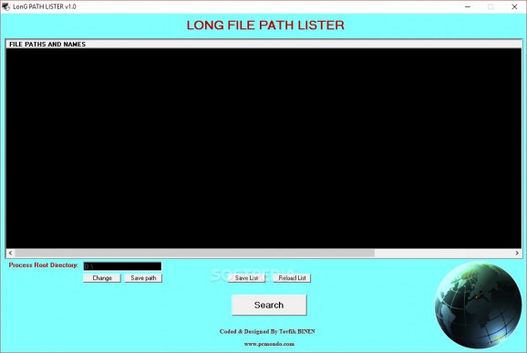 LonG FILE PATH LISTER screenshot