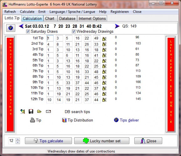 Lotto-Experte 6 from 49 UK National Lotery screenshot