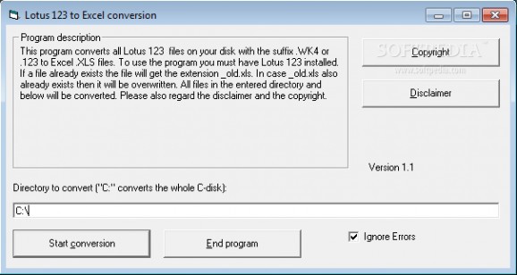 Lotus to Microsoft Mass Conversion screenshot