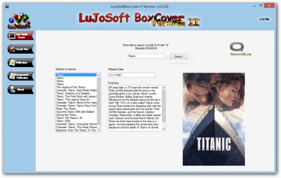 LuJoSoft BoxCover screenshot