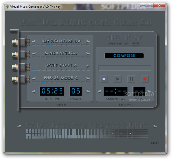 LvBsX Virtual Music Composer screenshot