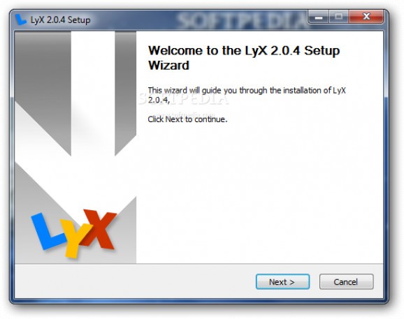 LyXWinInstaller screenshot