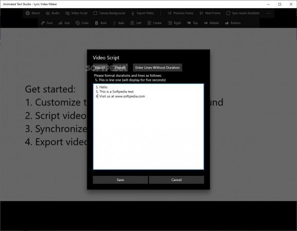 Animated Text Studio - Lyric Video Maker screenshot