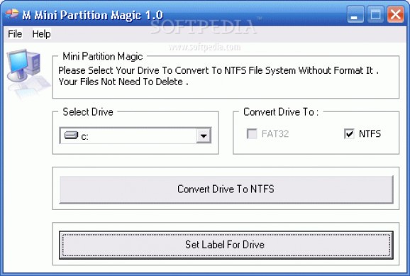 M Mini Partition Magic screenshot