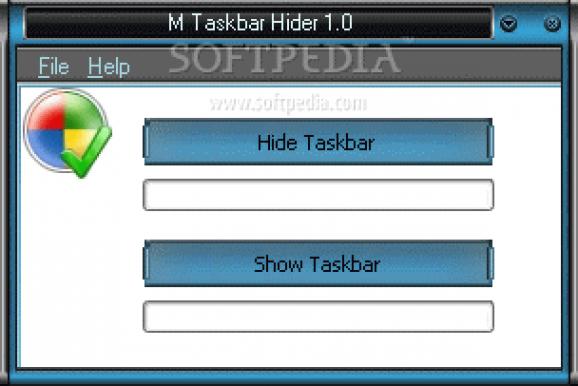 M Taskbar Hider screenshot