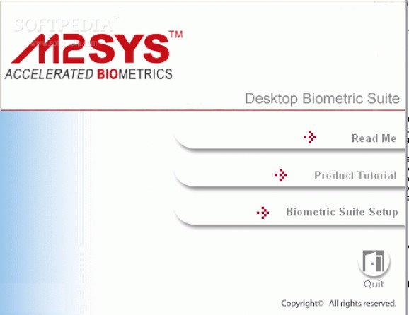 M2SYS-Biometrics Suite screenshot