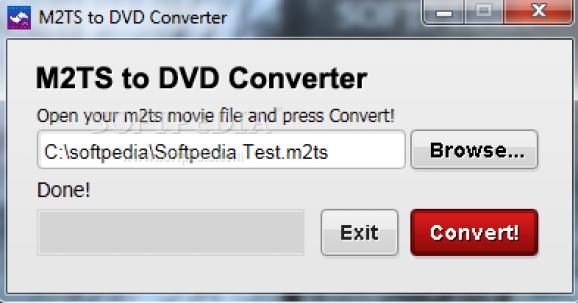M2TS to DVD Converter screenshot