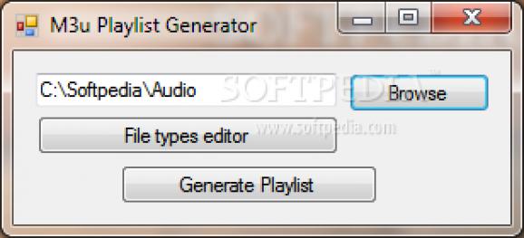 M3u Playlist Generator screenshot