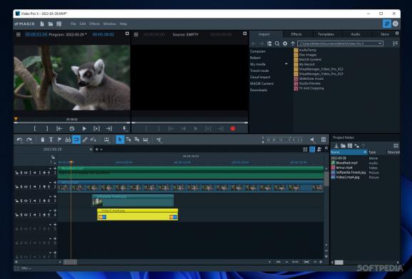 MAGIX Video Pro X screenshot