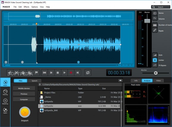 MAGIX Video Sound Cleaning Lab screenshot