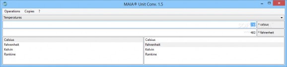 MAIA Unit Conv screenshot