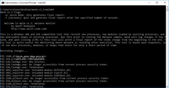 MALM Malware Monitor screenshot