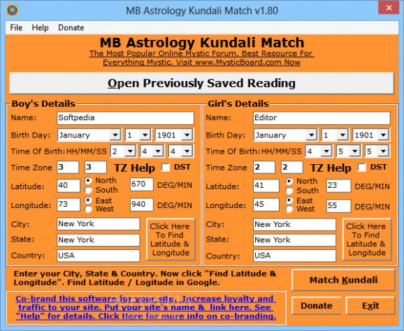 MB Astrology Kundali Match (formerly MB Free Astrology Kundali Match) screenshot
