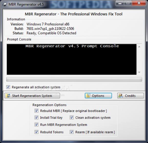 MBR Regenerator screenshot