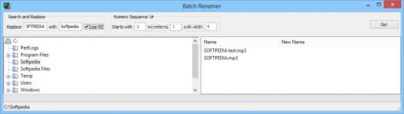 Batch Renamer screenshot