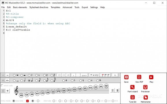 MC Musiceditor screenshot