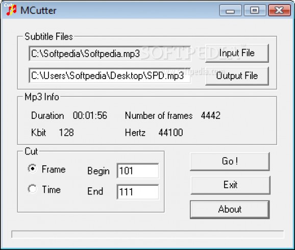 MCutter screenshot