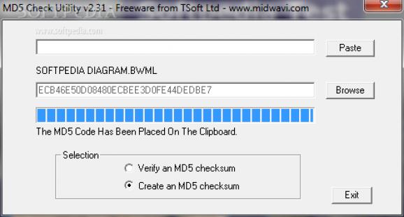 MD5 Checker screenshot