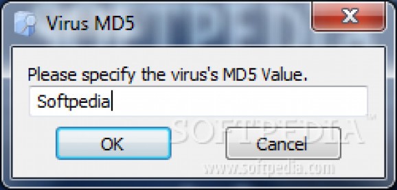 MD5 Virus search and cleaner screenshot