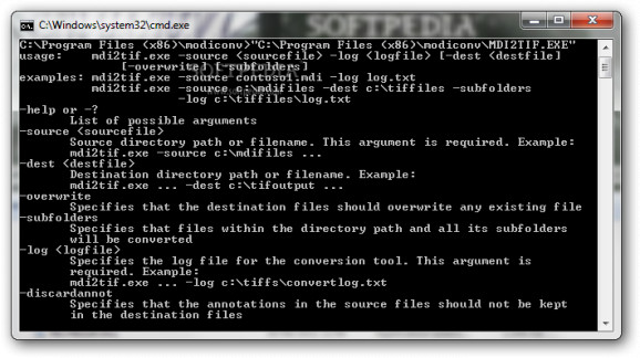 MDI to TIFF File Converter screenshot