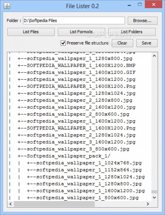 File Lister screenshot