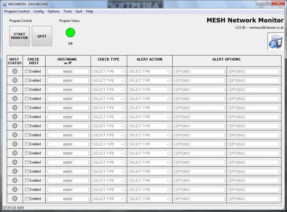 MESH Network Monitor screenshot