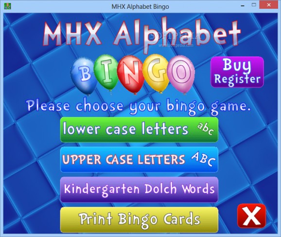 MHX Alphabet Bingo screenshot