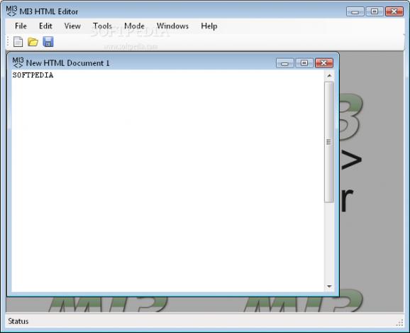 MI3 HTML Editor screenshot