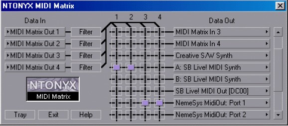 MIDI Matrix screenshot