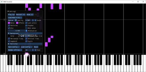 MIDI Visualizer screenshot