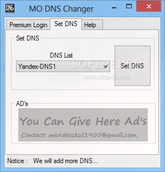 MO DNS Changer screenshot
