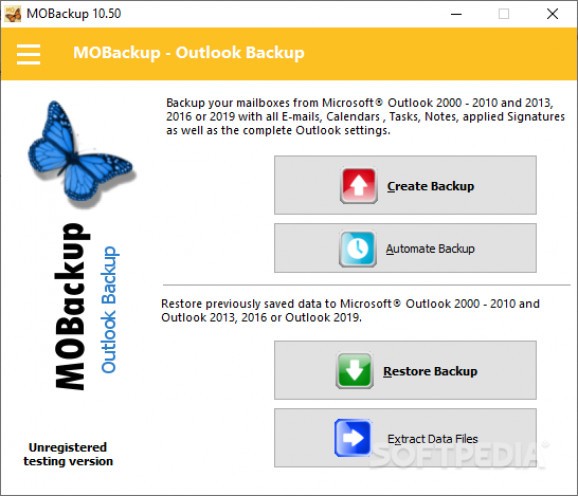 MOBackup screenshot
