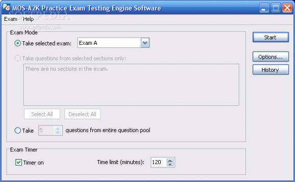 MOS-A2K - Microsoft Access 2000 CORE Practice Test Questions screenshot