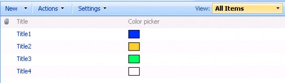 MOSS Color Picker screenshot