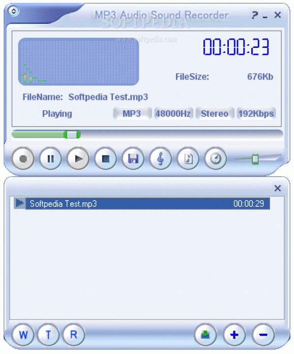 MP3 Audio Sound Recorder screenshot