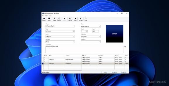 MP3 Audiobook Tag Editor screenshot