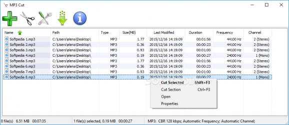 MP3 Cut screenshot
