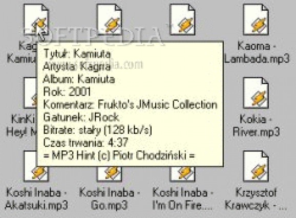 MP3 Hint screenshot
