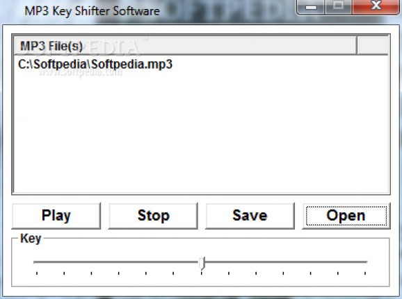MP3 Key Shifter Software screenshot