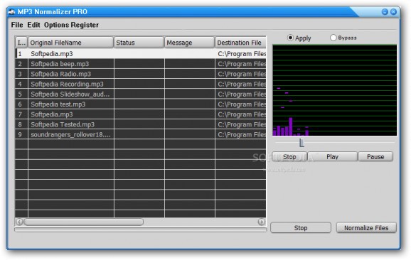 MP3 Normalizer PRO screenshot