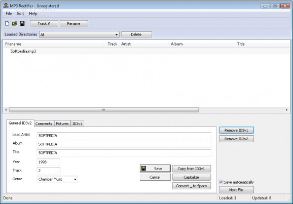 MP3 Rectifier screenshot