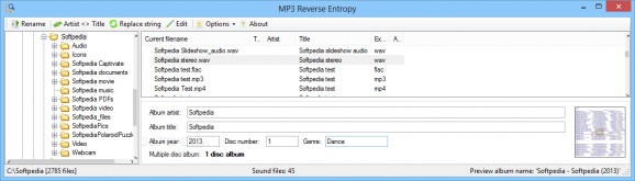 MP3 Reverse Entropy screenshot