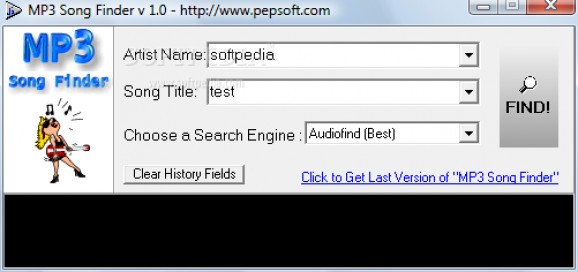 MP3 Song Finder screenshot