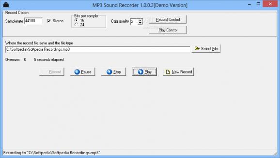 MP3 Sound Recorder screenshot
