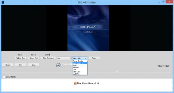 MP3 Splitter screenshot