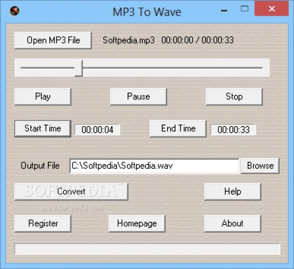 MP3 To Wave screenshot